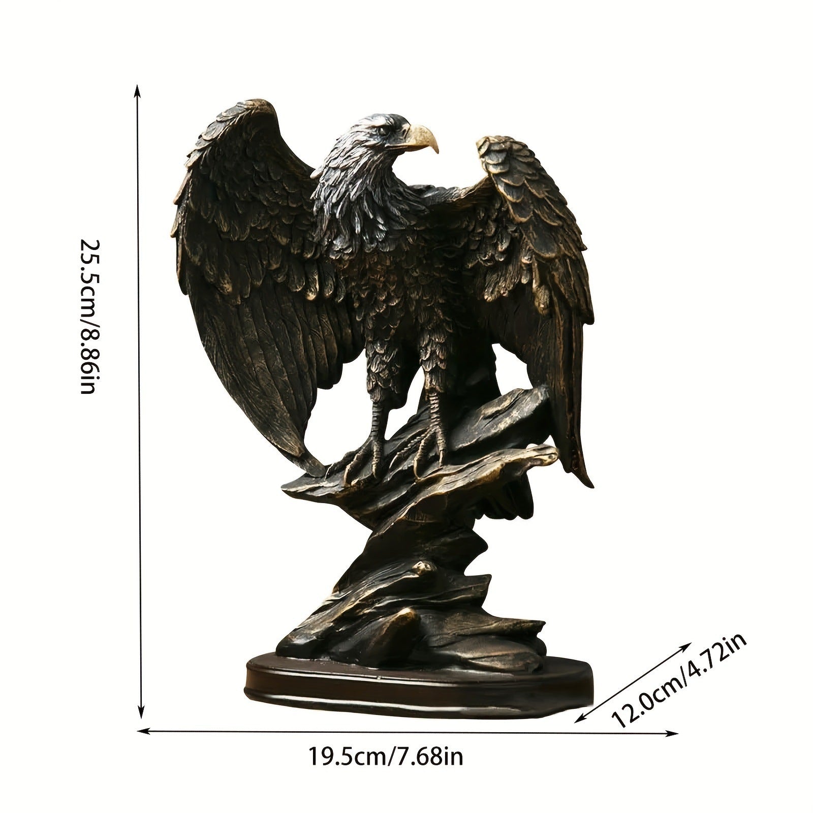Eagle in Flight Sculpture