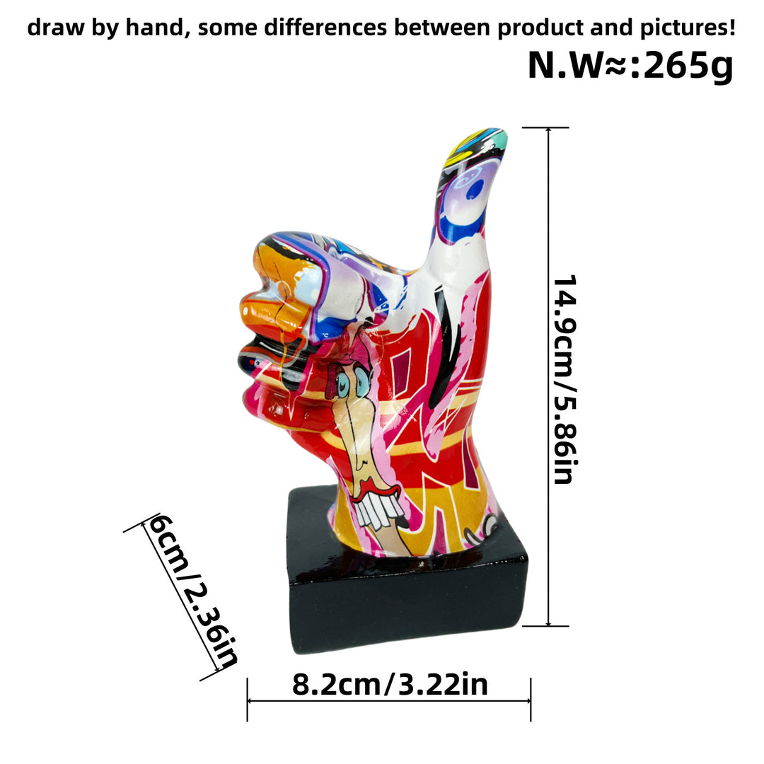 Modern Hand Gesture Sculpture