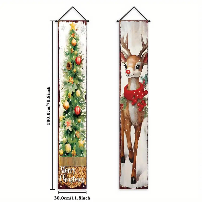 Christmas Door Banner Decor
