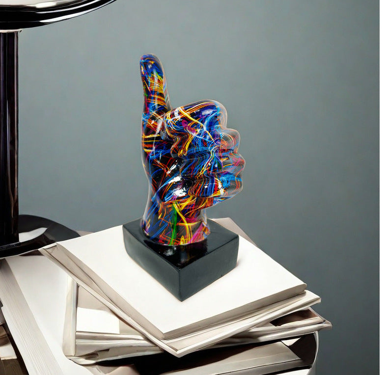 Modern Hand Gesture Sculpture
