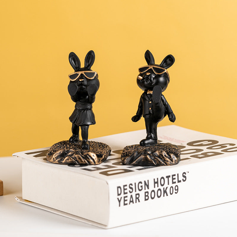 Cute Bunny Phone Stand Decor