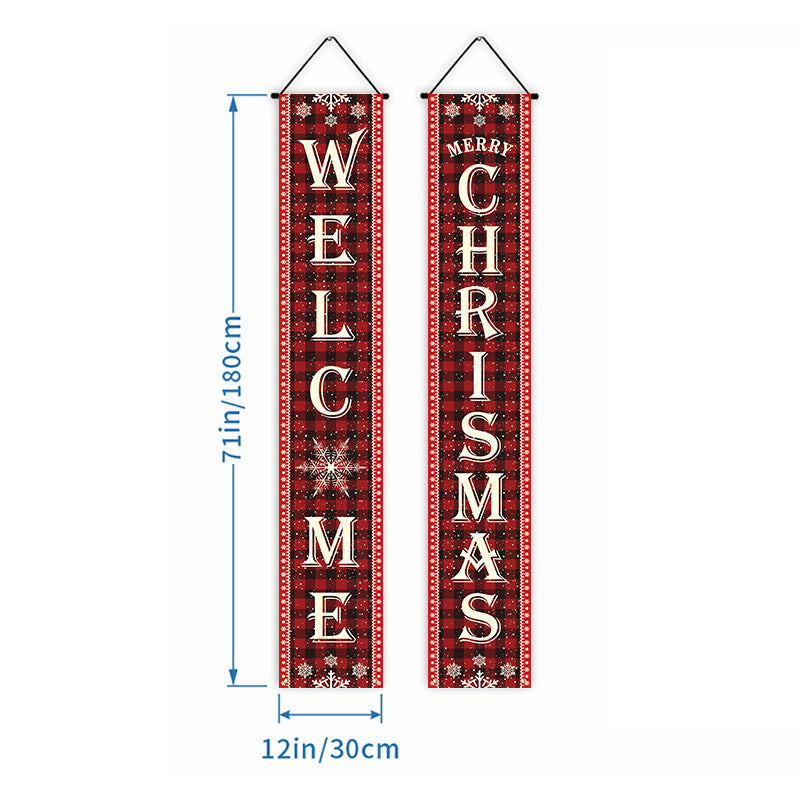 Christmas Door Banner Decor