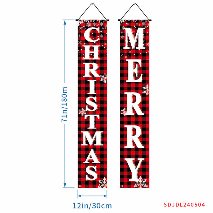 Christmas Door Banner Decor