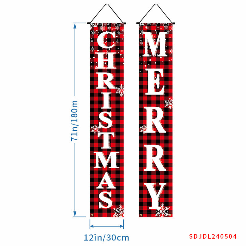 Christmas Door Banner Decor