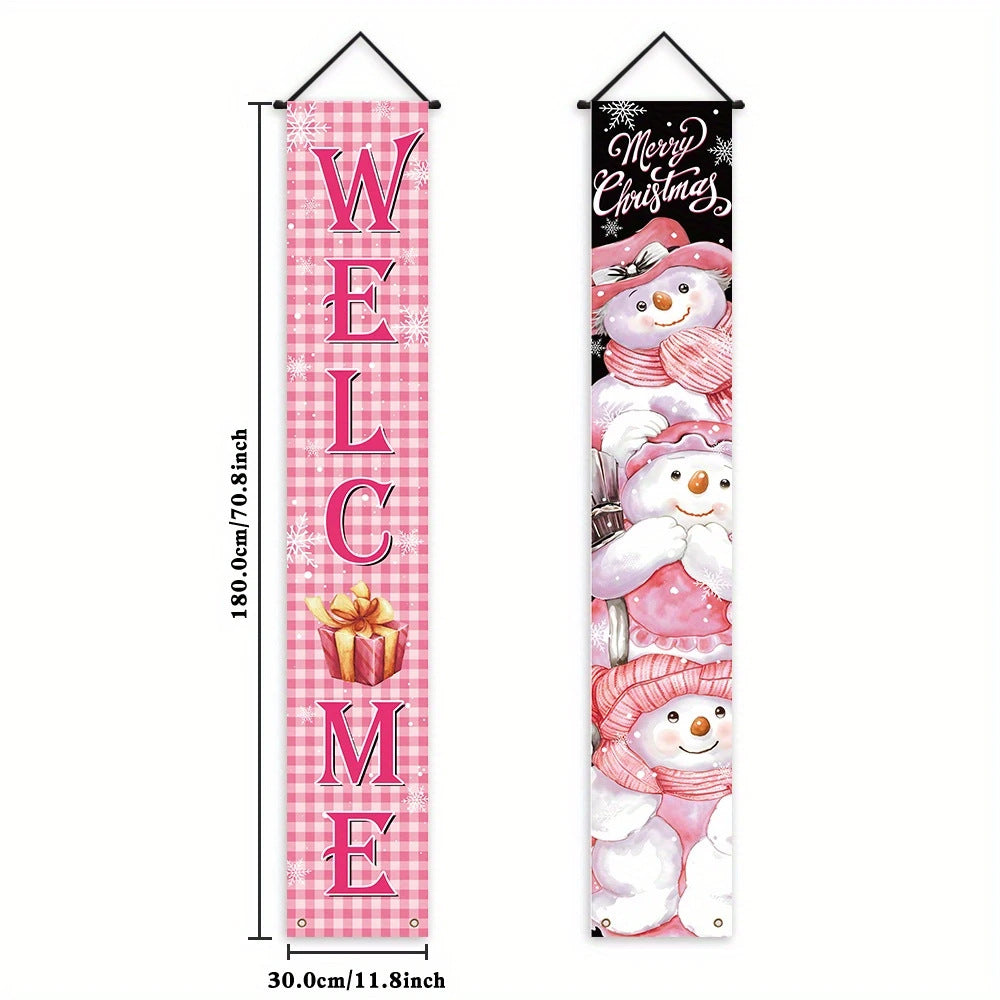 Christmas Door Banner Decor