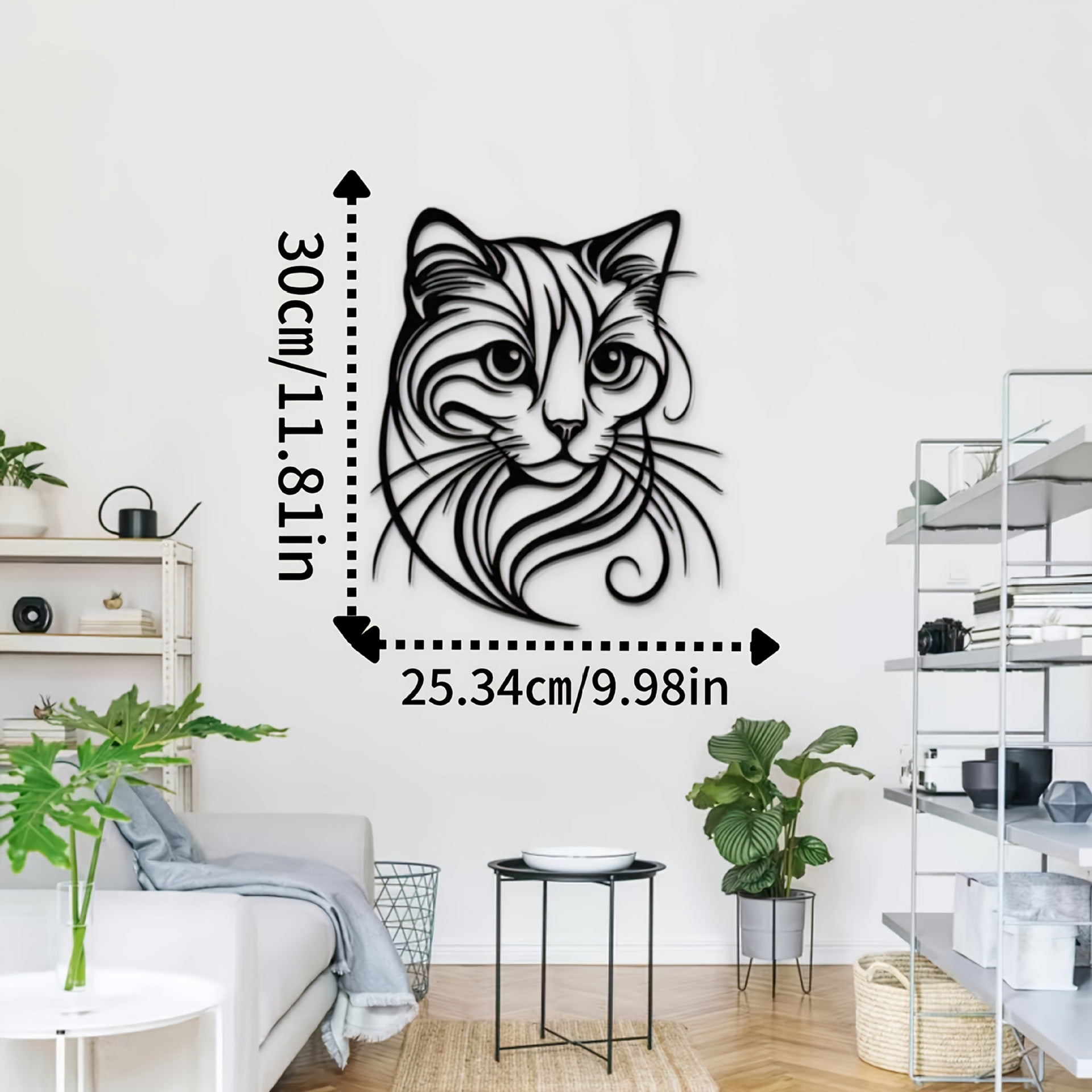FelineCharmerSimple Cat Wall Sculpture
