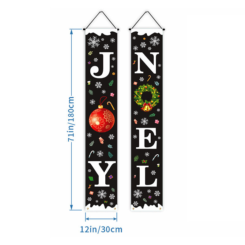 Christmas Door Banner Decor