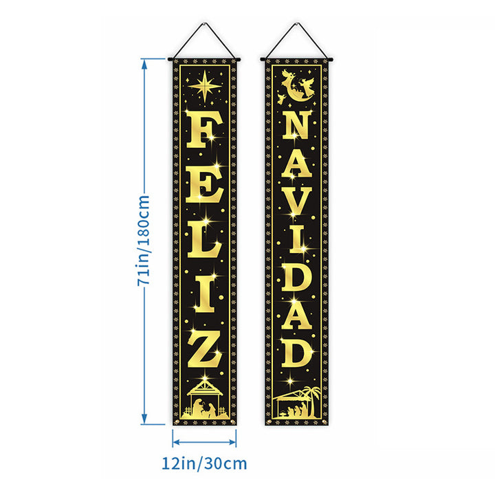 Christmas Door Banner Decor