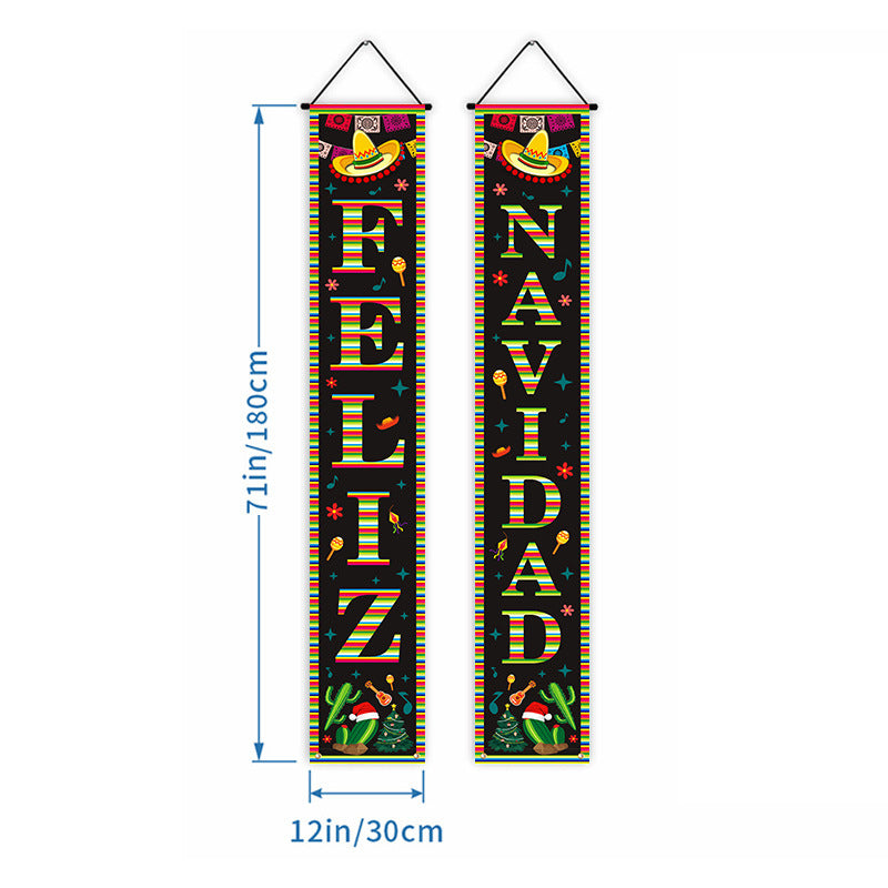 Christmas Door Banner Decor