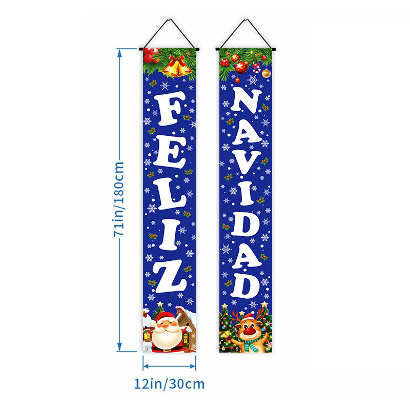 Christmas Door Banner Decor