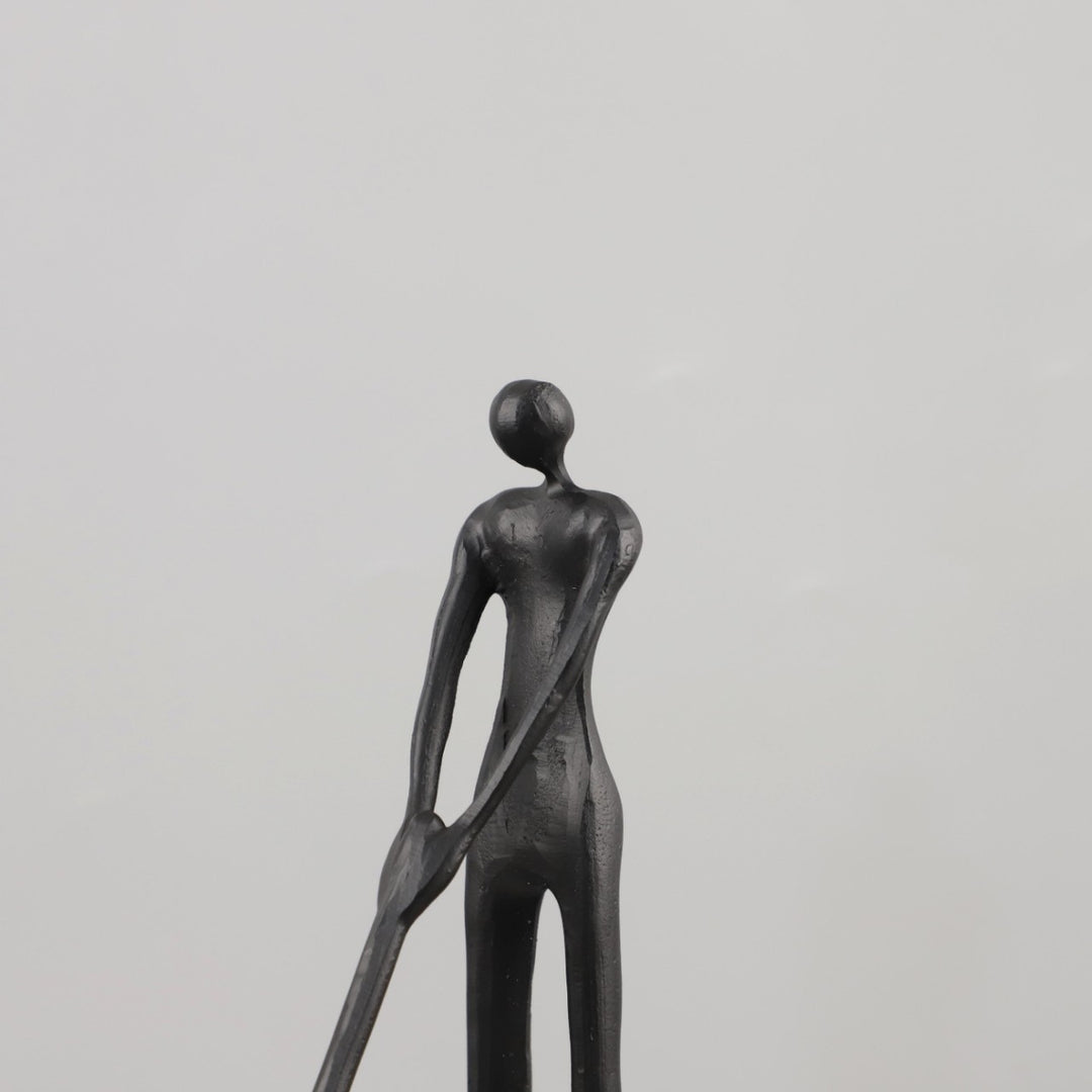 Abstract Golfer Figurine