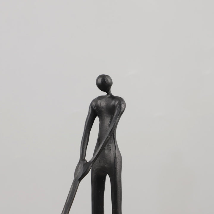 Abstract Golfer Figurine
