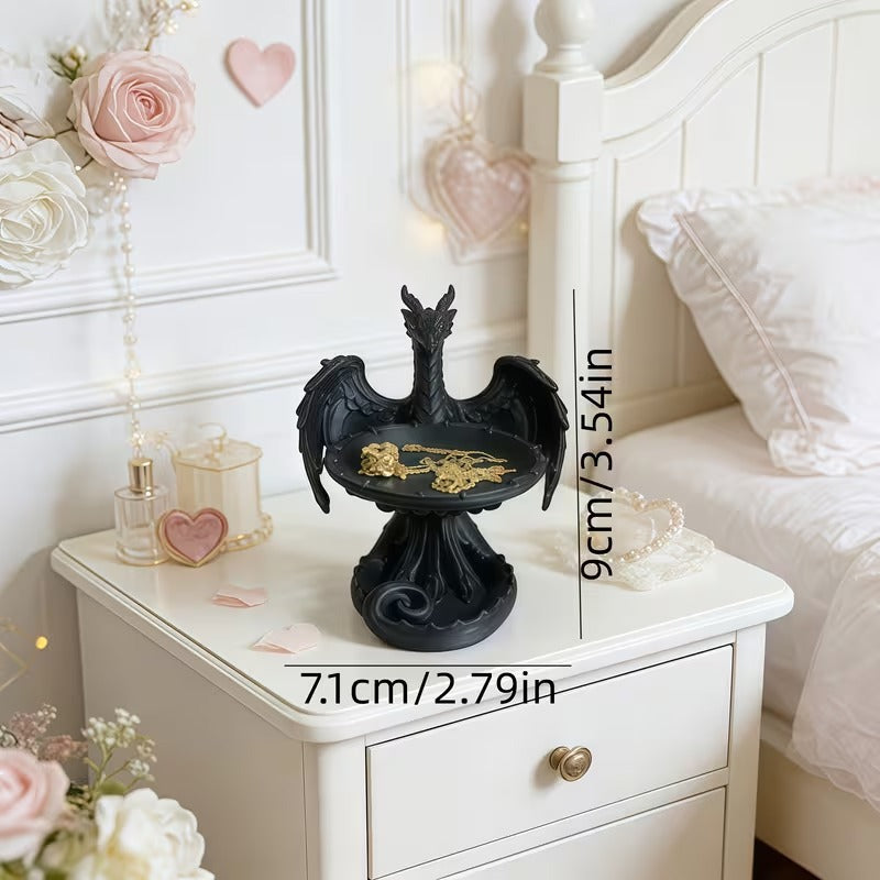 Gothic Dragon Jewelry Tray & Candle Holder