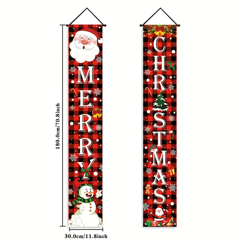 Christmas Door Banner Decor