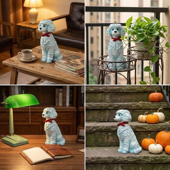 Playful Handmade Resin Cat and Dog Shaped Vases