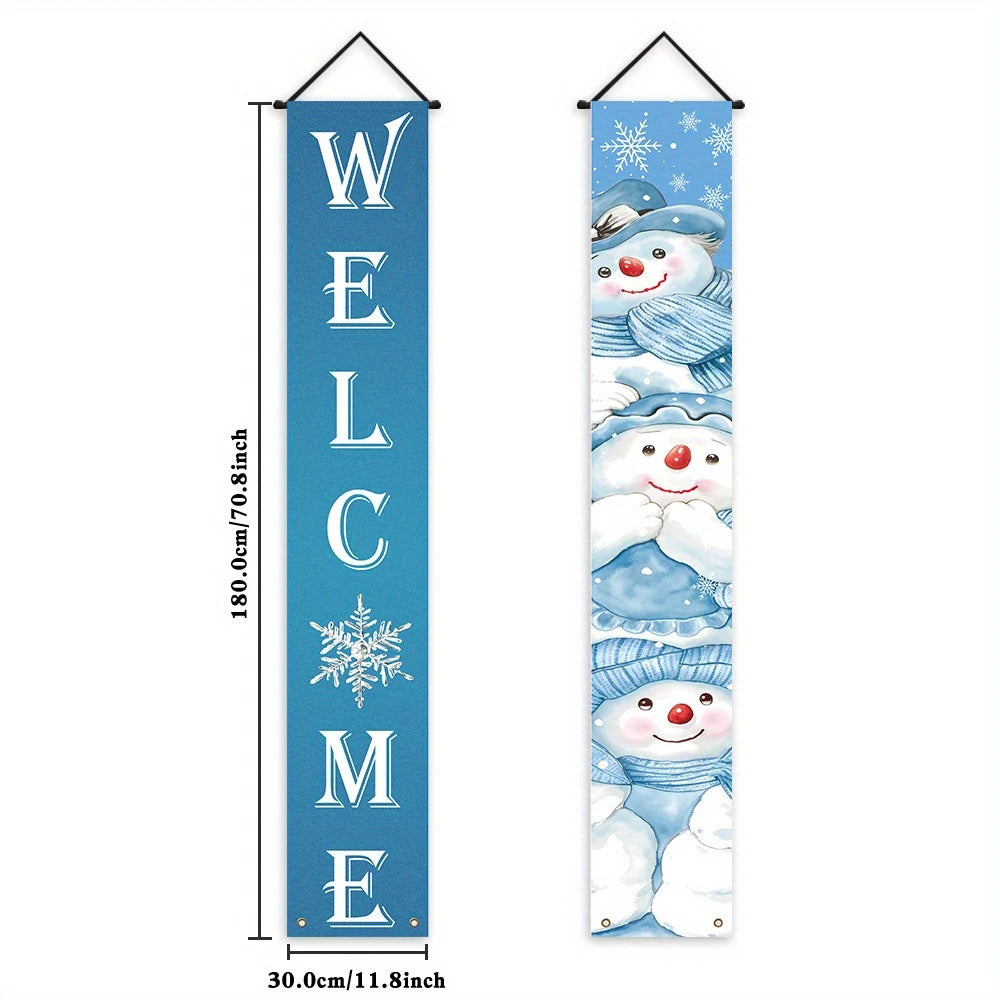 Christmas Door Banner Decor
