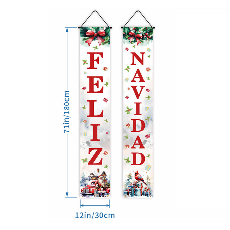 Christmas Door Banner Decor
