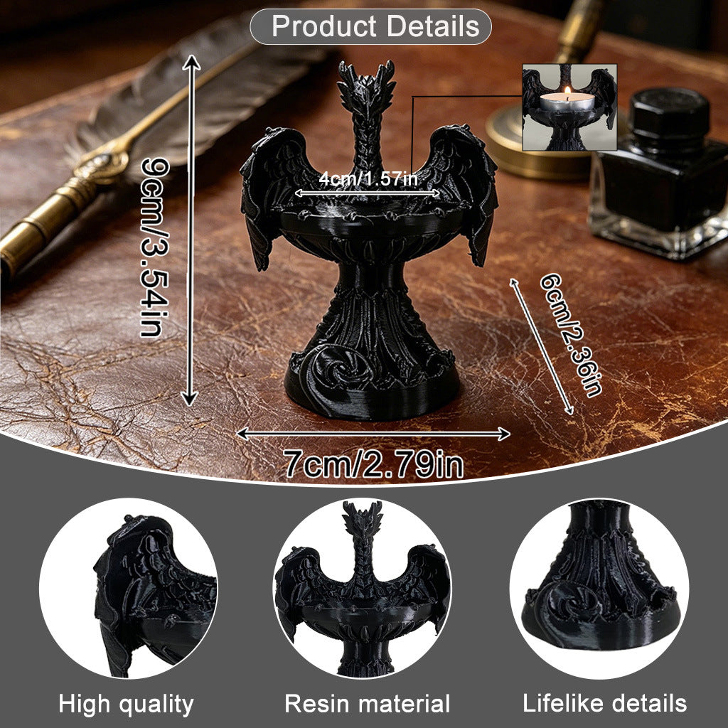 Gothic Dragon Jewelry Tray & Candle Holder