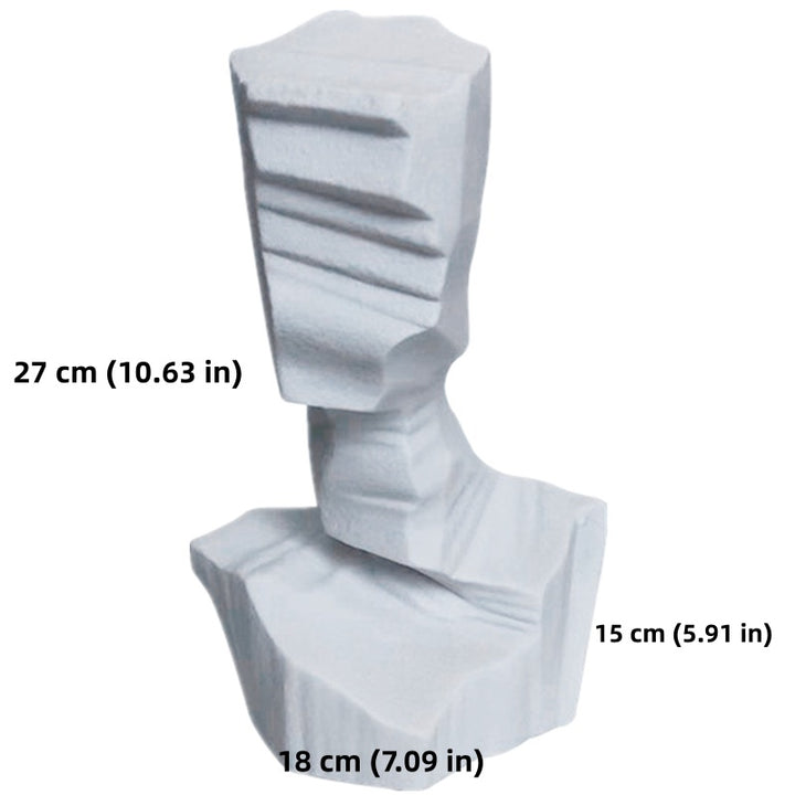 MonoMuse– Artistic Human Head Ornament