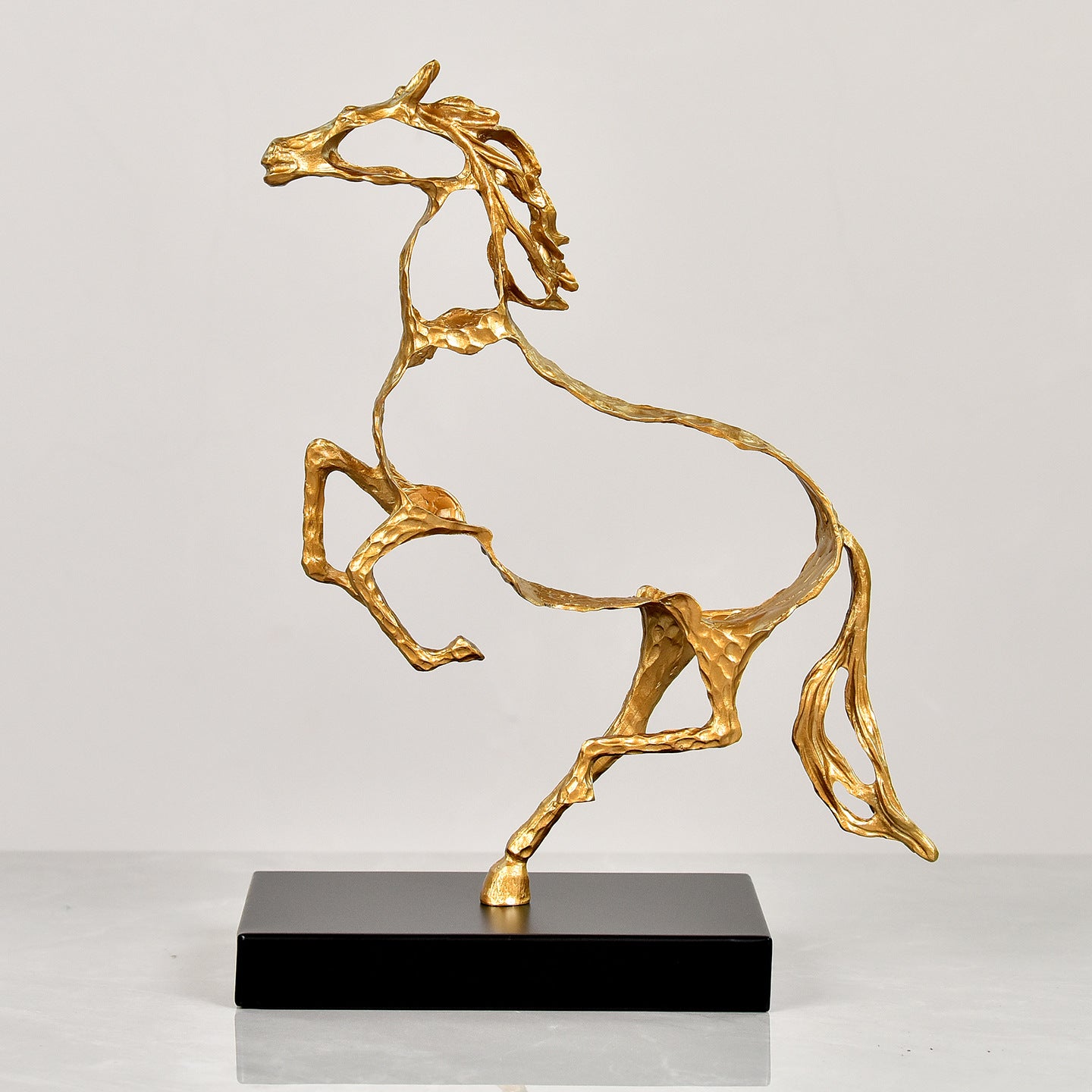 Spirit in Motion - Hollow Cast Iron Horse Sculpture