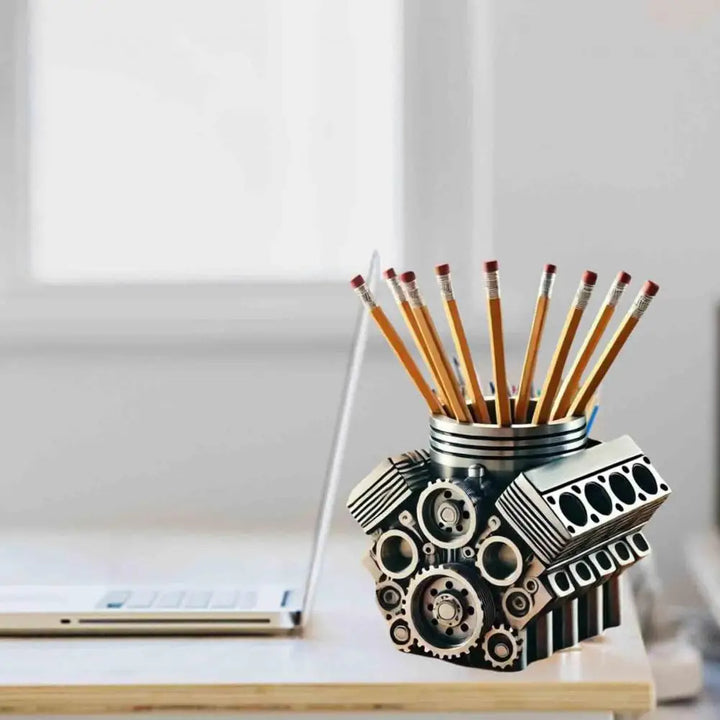 HorsepowerV8 Engine Desk Organizer