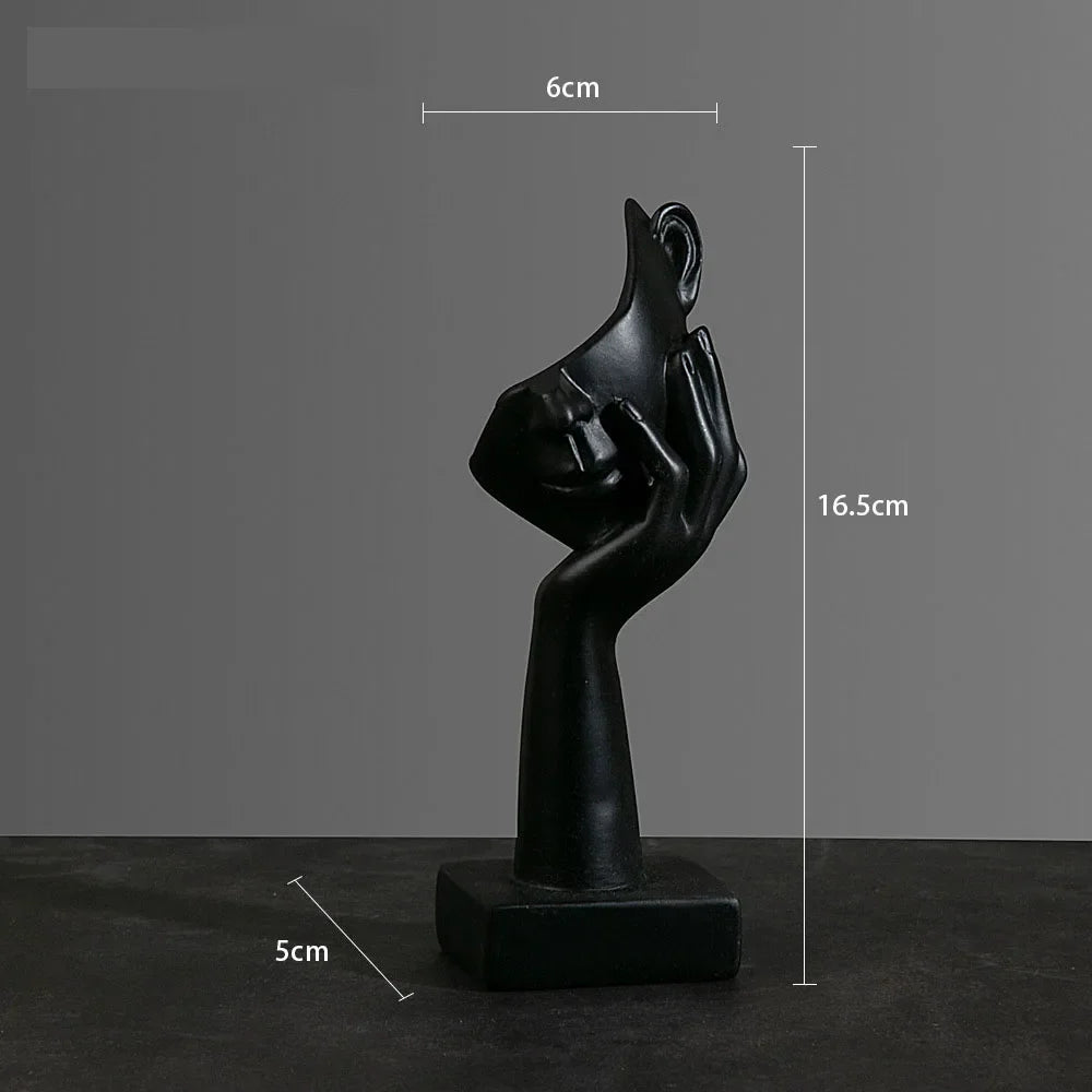 Abstract Face Sculpture