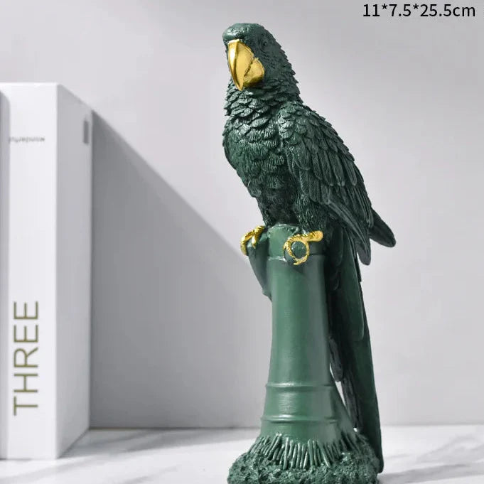 Maison Perché – Artistic Parrot Figurine