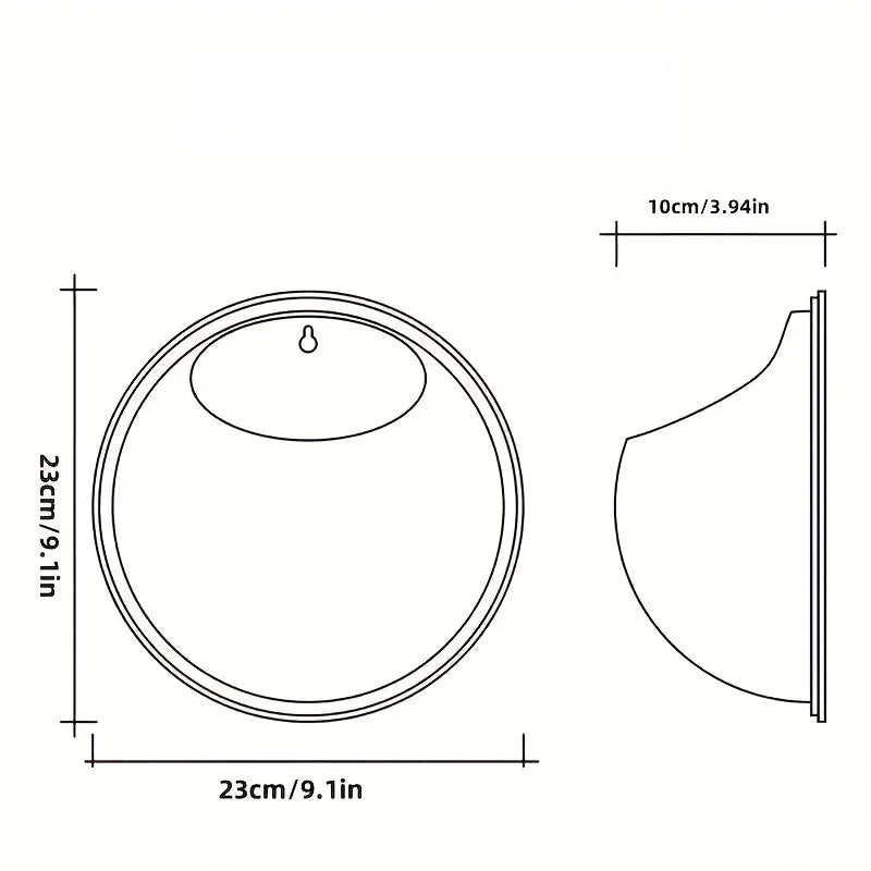 Wall-mounted flower pots