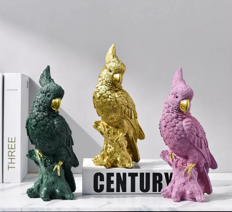 Maison Perché – Artistic Parrot Figurine