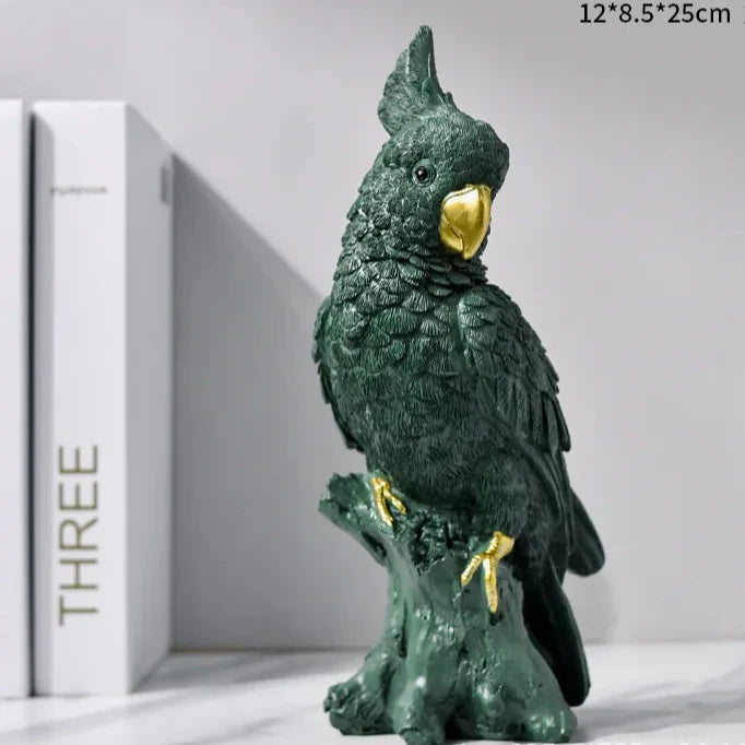 Maison Perché – Artistic Parrot Figurine