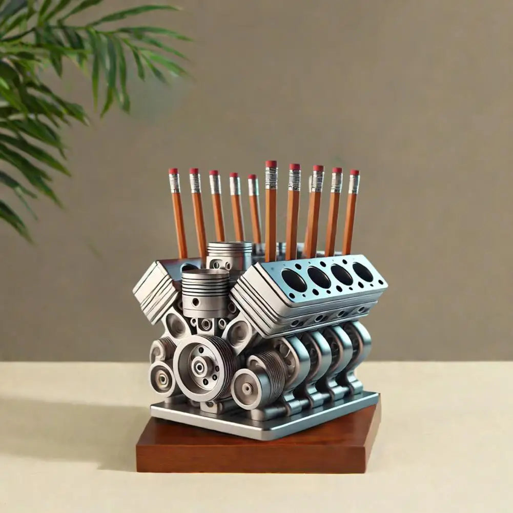 HorsepowerV8 Engine Desk Organizer