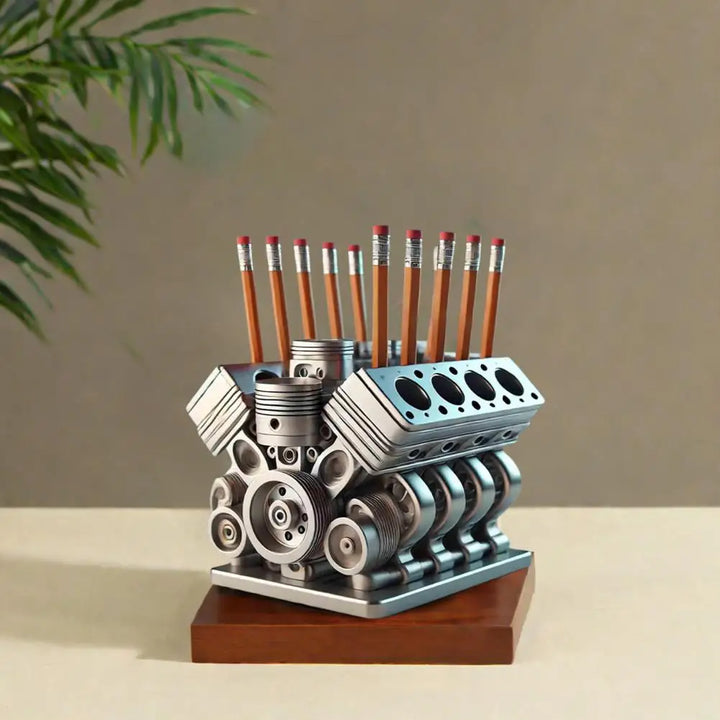 HorsepowerV8 Engine Desk Organizer
