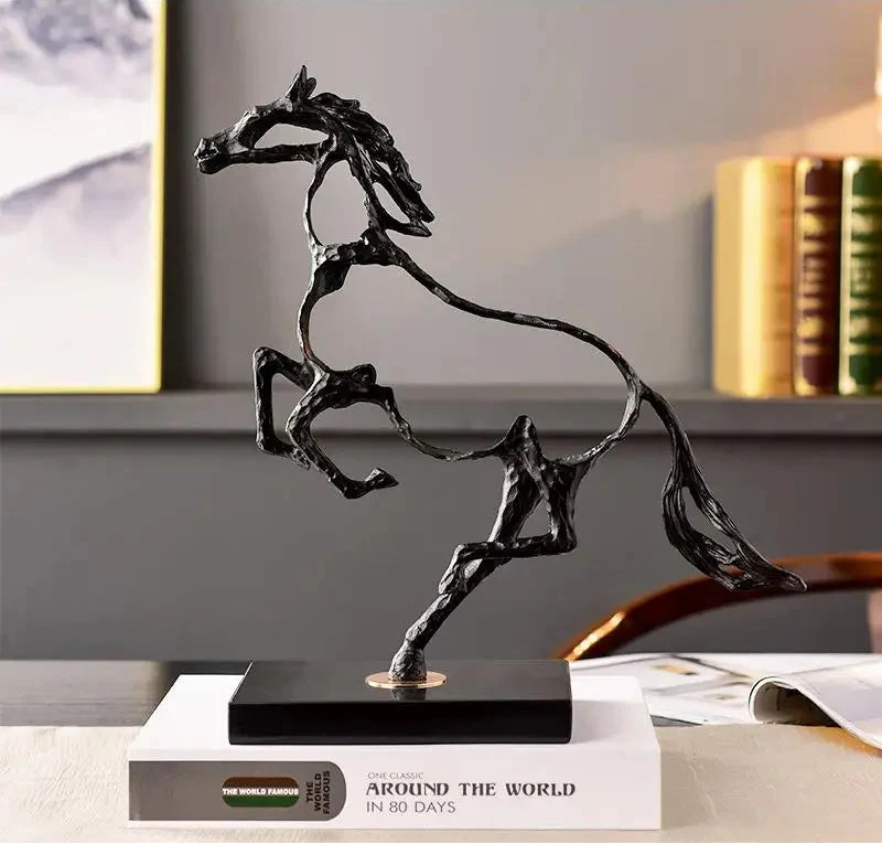 Spirit in Motion - Hollow Cast Iron Horse Sculpture