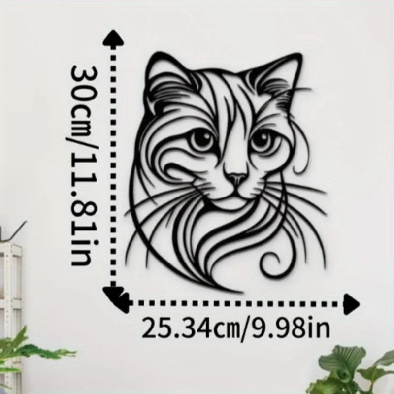 FelineCharmerSimple Cat Wall Sculpture
