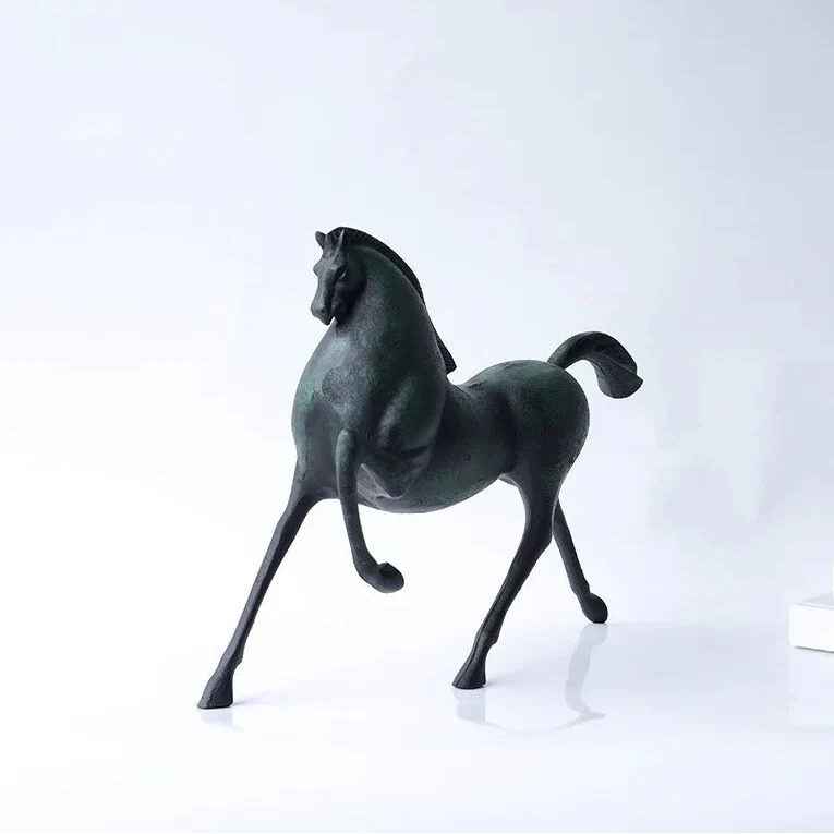 Sculptural Metal Horse