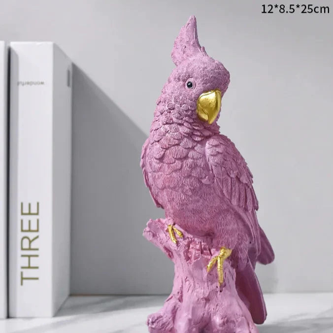 Maison Perché – Artistic Parrot Figurine