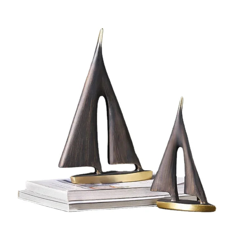 Winds of Serenity Resin Sailboat Decor