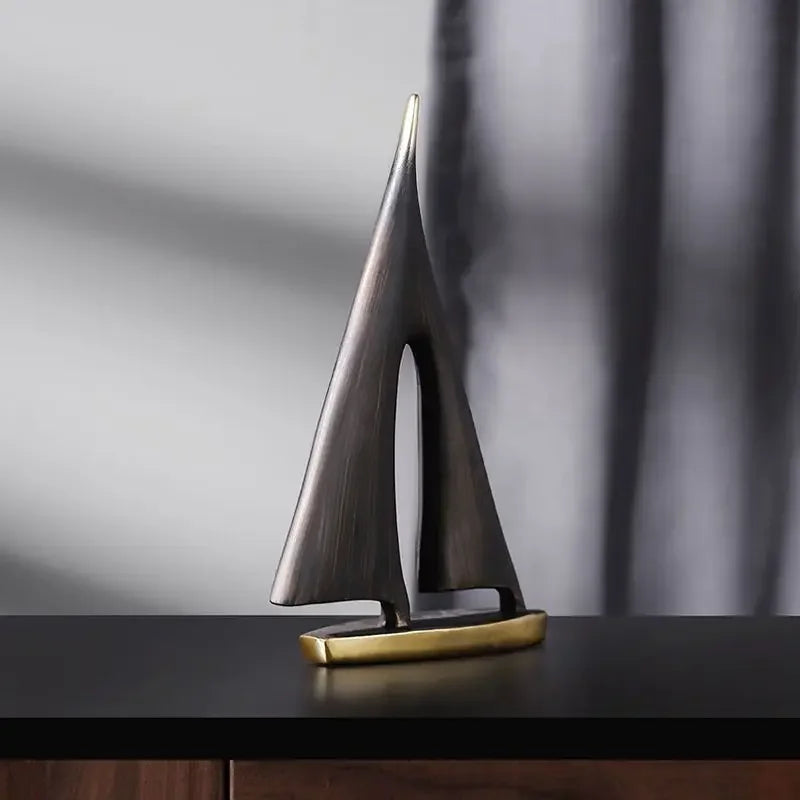 Winds of Serenity Resin Sailboat Decor