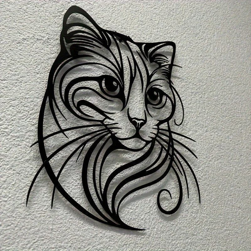 FelineCharmerSimple Cat Wall Sculpture