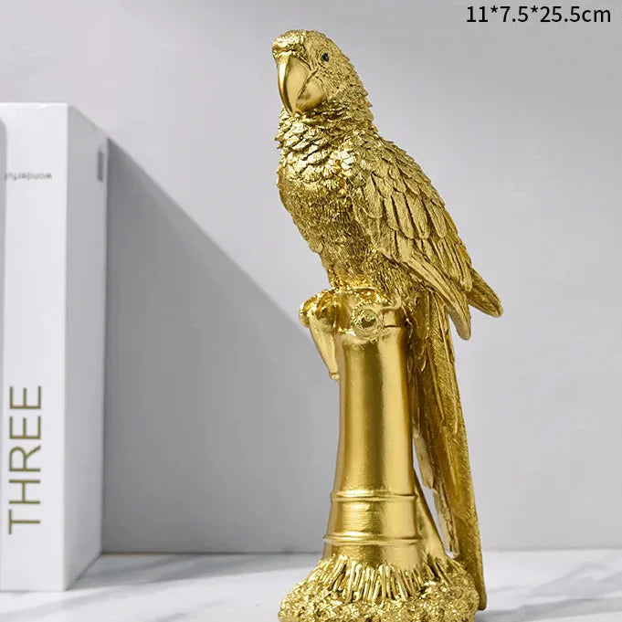 Maison Perché – Artistic Parrot Figurine