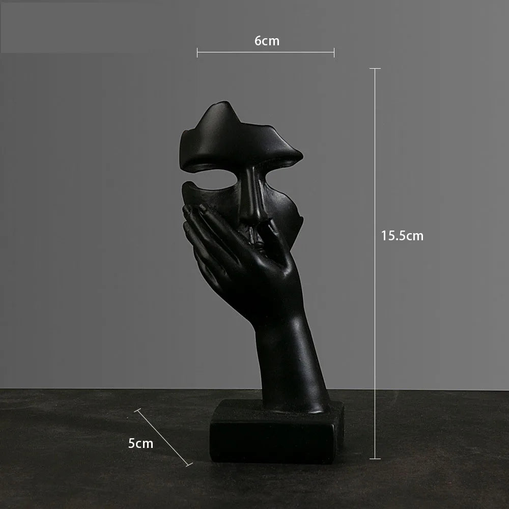 Abstract Face Sculpture