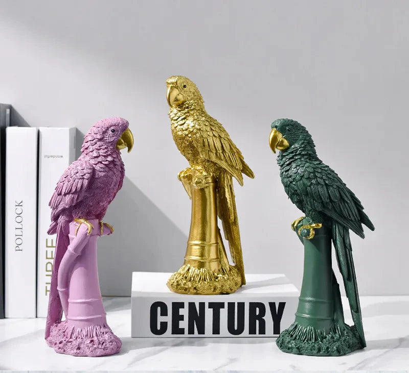 Maison Perché – Artistic Parrot Figurine