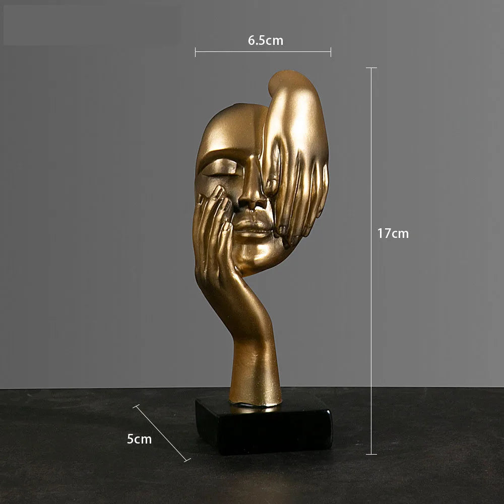 Abstract Face Sculpture
