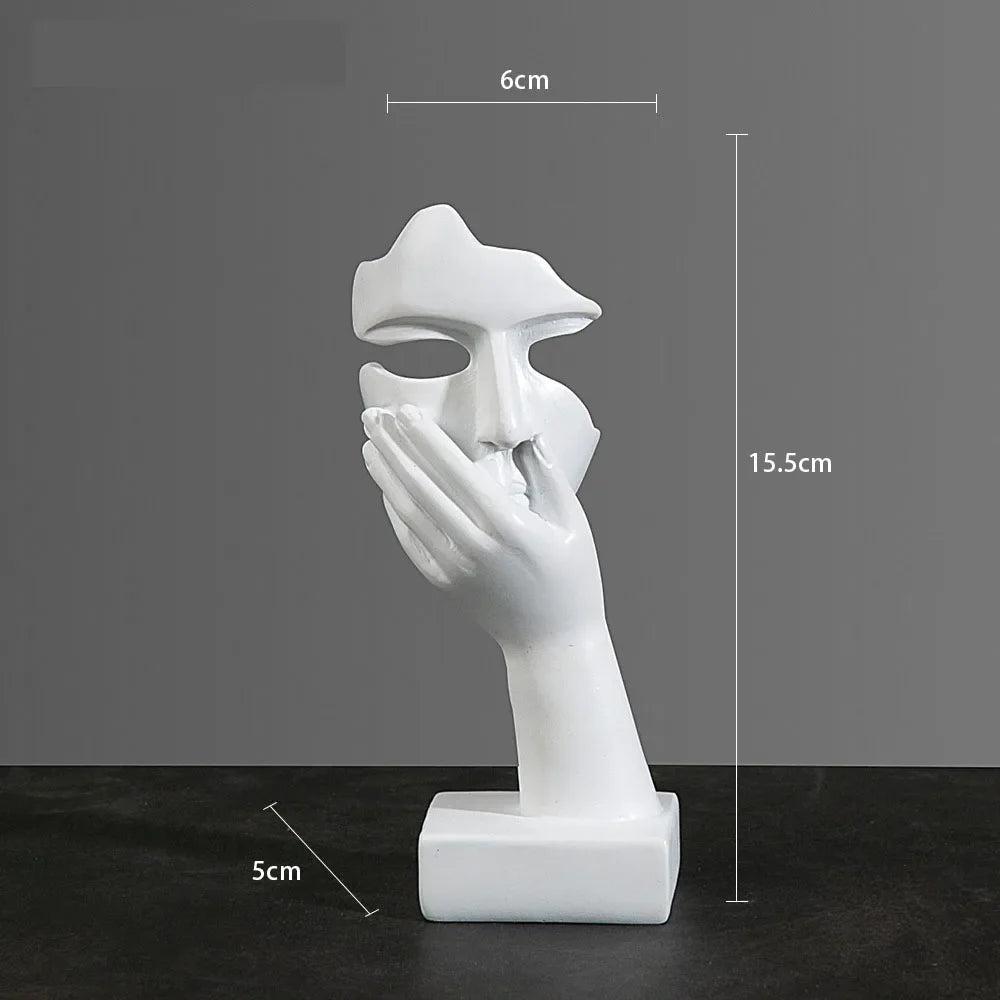 Abstract Face Sculpture