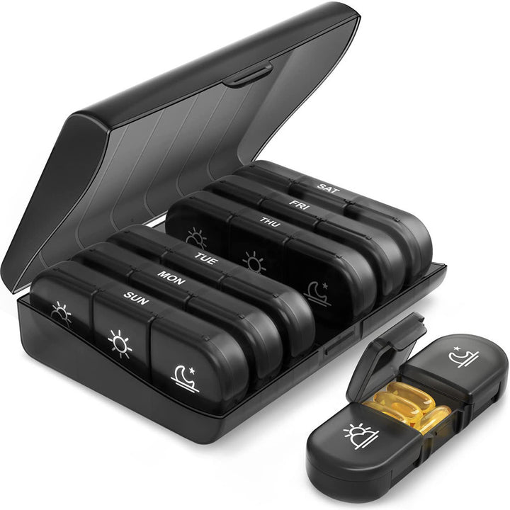 Waterproof portable pill case