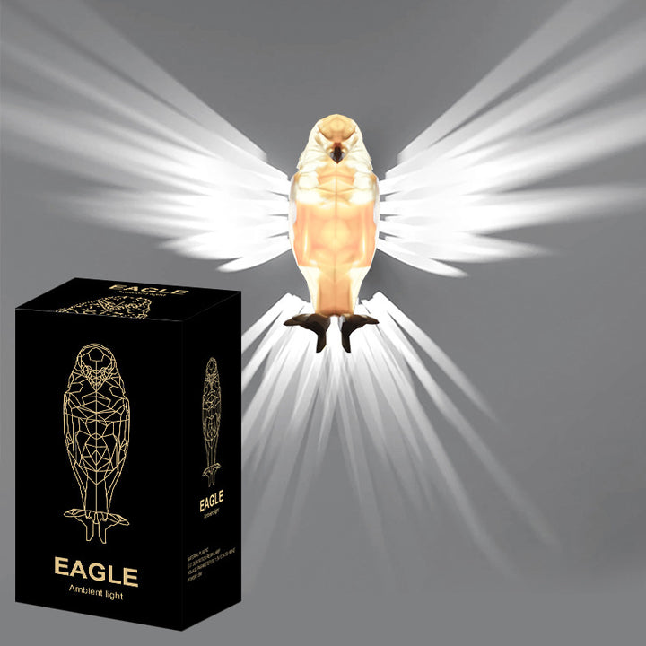 Eagle-Shaped Projection Night Light Wall Decor
