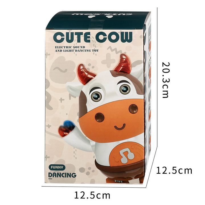 Cute electric dancing calf robot toy
