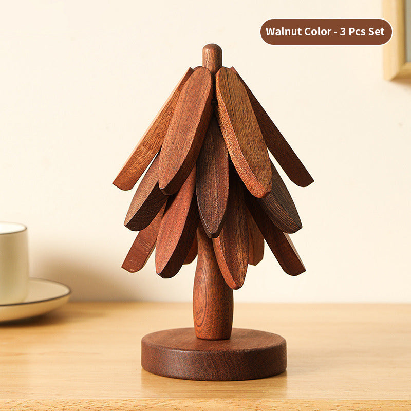 Premium Heat-Resistant Solid Wood Trivet