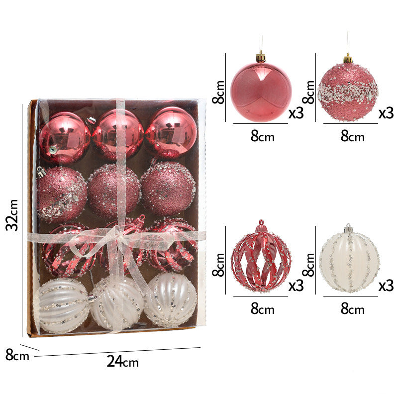 Best-selling premium 8cm Christmas ornament ball set