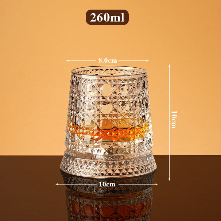 Creative and Stylish Rotating Whiskey Glass